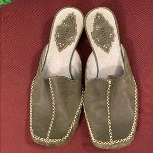 Indigo shoes mules loafers